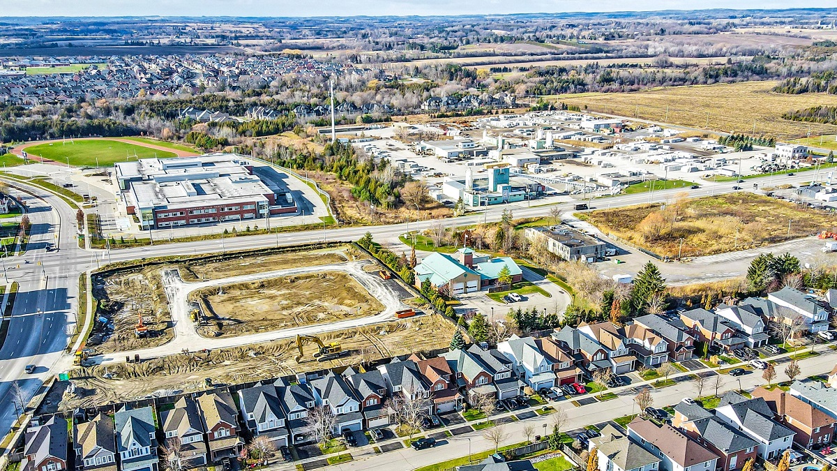 Whitby Lands Construction Site